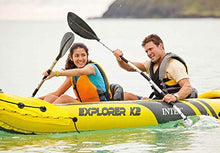 Intex Explorer K2 Inflatable Kayak Set Yellow