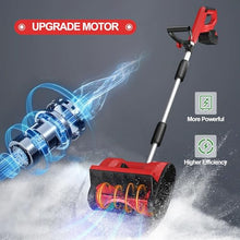 LZDOYY Cordless Snow Shovel - 12 Inch 20V 4.0Ah Cordless Snow Blower for Driveway Battery Snow Blower with Adjustable Handle Electric Snow Thrower for Driveway clearing,1battery