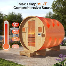 SunSwell Outdoor Barrel Sauna