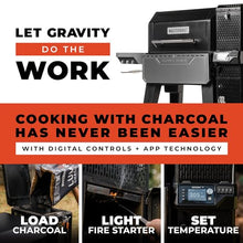 Masterbuilt Gravity Series XT Smoker Grill | Combination Charcoal Grill and Smoker | Black | App Control | Digital Control Panel