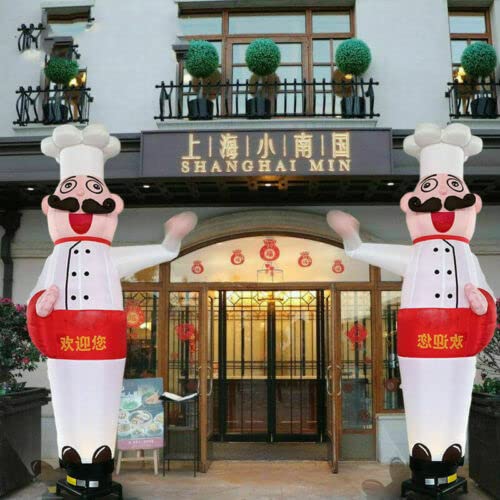 Air Dance Star Inflatable Chef Lights Dancing Balloon Doll Arch