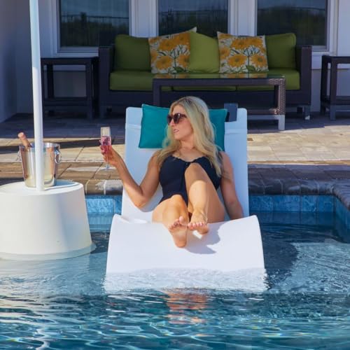 Floating Luxuries Kai Shelf Pool Lounger Arctic White