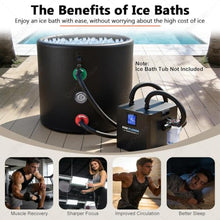 Super Quiet Ice Bath Chiller for Cold Plunge Tub B