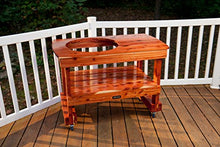 JJGeorge Big Green Egg Compact Table for Large Green Egg with Grill Cover Included