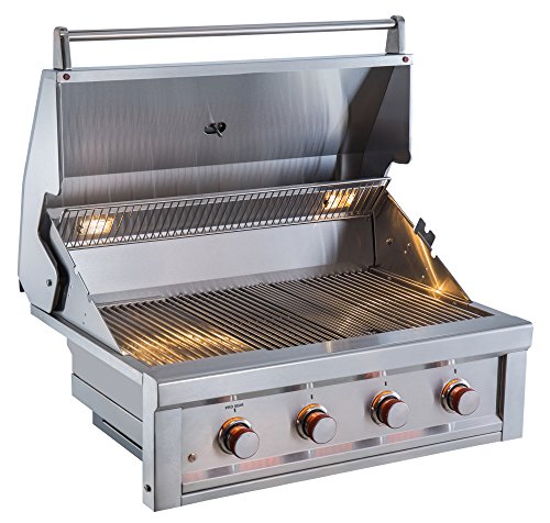 SUNSTONE RUBY4B-NG 4 Burner Pro-Sear Natural Gas, 36"