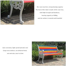 ERoomQ Outdoor GThe Bench,Outdoor Bench Patio Bench, 49in Solid Wood Terrace Bench Park GThe Bench, Courtyard Double seat Weather Resistance Color anticorrosive