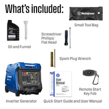 Westinghouse 5000 Peak Watt Super Quiet Portable Inverter Generator, Remote Electric Start with Auto Choke, RV Ready 30A Outlet, Gas Powered, CO Sensor, Parallel Capable