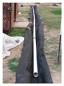 GEGEG Heavy Duty Non-Woven Geotextile Fabric for Drainage and Weed Control - 1.8oz, Multiple (1.2mx50m/4ftx164ft WxL)