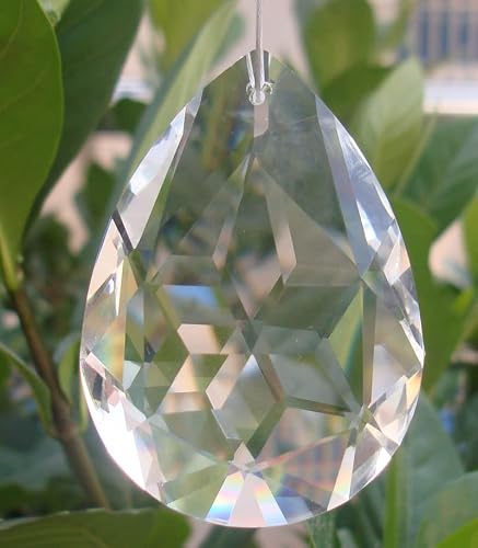 15pcs 63mm Clear Chandeliers Crystal Parts Pendant Hanging Prism Lighting Pendant For DIY &/Home Decorate - (Color: 50mm 1152pcs)