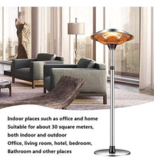 Grafken Outdoor Patio Heater, Three-Speed Adjustment, Maximum Power 2200W, IP44 Waterproof, High-Power Umbrella-Shaped Electric Heater for Indoor and Outdoor Courtyards (Size : 2200W)