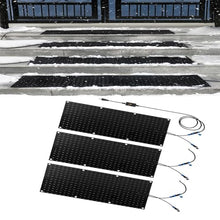 IOUYUP Snow Melting Walkway Mat - Non-Slip Outdoor Rubber Mat with Power Cord for Winter Snow Removal(40x160cmx3Pcs)