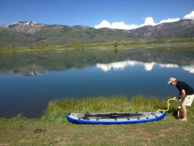 Creek Osprey SUP Inflatable Fishing Stand Up Paddle Board Blue/Grey