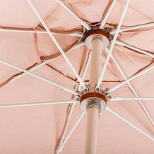 OROTLECT 6.6ft Patio Umbrella with Push Button Tilt Outdoor Market Umbrella Rivie pink Acrylic Canopy for Garden Backyard Deck Poolside