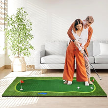 DWVO Golf Putting Green 5X12ft Large Professional Training Mat Green