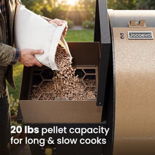 Jocoevol Wood Pellet Smoker 850sq. in Cook Area Grill Electric BBQ Grills