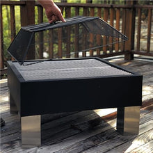 PBENO Charcoal Grills Courtyard Barbecue Stove Home Courtyard Bonfire Barbecue Stove Outdoor Garden Barbecue Stove Outdoor Large Barbecue Rack Outdoor Grill