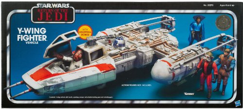 STAR WARS Vintage Kenner Return of the Jedi Y-Wing Fighter Vehicle Exclusive