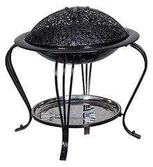 Outdoor Fire Pit Outdoor Heavy Steel Fire Pit Wood Burning Fireplace Patio Backyard Heater Steel Firepit Bowl Home Charcoal Grill