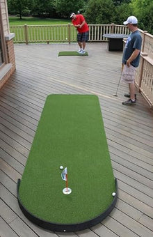 Big Moss Golf Commander V2 Indoor/Outdoor Practice Putting Chipping Green with 1 Cup Green