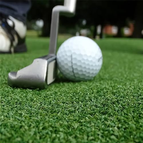 Ottomanson Artificial Turf Golf Hitting Mat Green
