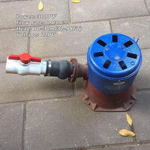 OLONETO 3000W 220V Hydroelectric Pelton Generator Oblique Strike-Water Wheel Turbine, 3KW Portable Small Outdoor Hydro Power Station, Water Flow Generator For Home