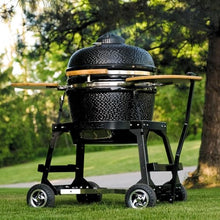 Grilla Grills Kamado Pro Cart with 8in Solid Tires, 14-Gauge Steel Frame, All Terrain Capabilities for Grilling, Kamado Carts, Fits Green Egg, Kamado Joe, Lonestar, Pitboss, Grilla Kamado Grills