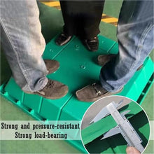 LWJQRSP Invisible Manhole Cover - 4 pcs Resin Garden Grate 40-100 cm Inspection Lid Grass Pot Covers Perfect for Outdoor Landscaping (L W 80cm x 80cm)