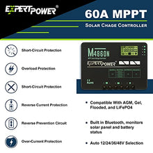 ExpertPower 600W 12V Solar Panel Kit | 600W Mono Rigid Solar Panels, 60A MPPT Solar Charge Controller | RV, Trailer, Camper, Marine, Off Grid, Solar Projects