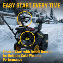 Poulan Pro Snow Blower Gas Powered, Single Stage 18 Inch Gas Snow Thrower