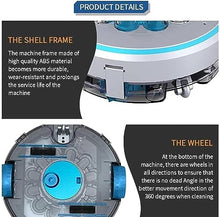 KANGJIEM Cordless Robotic Pool Cleaner, Smart Automatic Robotic Pool Cleaner, Rechargeable Battery, Easy to Clean Filter Cartridges, for Above-Ground or In-ground Swimming Pool Up to 540+Sq Ft