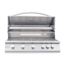 RCS Premier Series 40-Inch 5-Burner Built-In Propane Gas Grill With Rear Infrared Burner - RJC40ALP