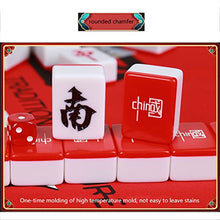 SHATONG Chinese Mahjong Game Set 144 Melamine Tiles Crystal Jade