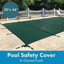 WaterWarden Inground Pool Safety Cover 20' x 44' Green Mesh