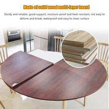 Large Round Foldable Table Top, 47.2-70.9in Diameter Wood Replace Table Top
