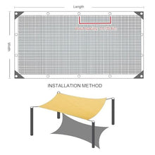 Shade Netting,Shade Cloth,Sunblock Shade Net 2×2m 2×3m 2×6m 3×3m 3×4m 4×5m 5×5m,Shade Mesh Tarp,Privacy Netting,Breathable/Anti-uv Awning,With Grommets,Beige,Customisable,Beige-12×20m(39.4*65.6ft)