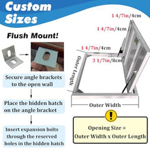 Seamless Crawl Space Floor Cellar Doors, Access Panel Heavy Duty