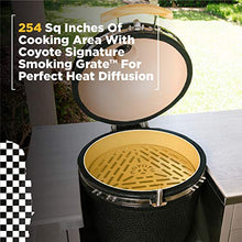COYOTE OUTDOOR LIVING Coyote Asado Freestanding Ceramic Cooker Smoker and Grill Black