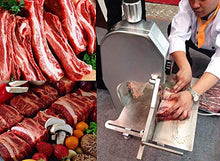 INTBUYING Frozen Meat Cutter Electric Bone Saw Machine Silver