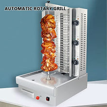 MNSSRN Fully Automatic Turkish Barbecue Grill, Delicious Barbecue Grill, Three Independent Temperature Control 360 ° Rotating Household Electric Barbecue Grill