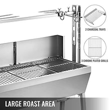 MiBoce Electric Tripod Rotisserie, Large Grill Rotisserie Spit Roaster, with 985 * 400mm Cooking Surface, Height Adjustable, for Roast Hog Lamb Outdoor Picnic