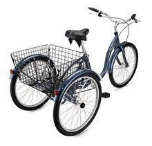 Schwinn Meridian Adult Tricycle Bike Slate Blue (24-Inch Wheels)