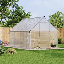 Hosslly 8*14 ft Greenhouse for Outdoors, Polycarbonate Green House with Roof Vent