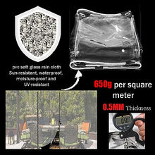 Zipper Tarps, Pergola Patio Gazebo Balcony Weatherproof White Transparent Tarp, Outdoor Tarp Curtains With Zipper Doors, Weatherproof, Balance Indoor And Outdoor Temperature ( Size : H2.8xW8m/H9.1xW26