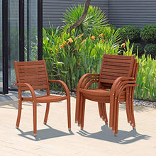 Brampton Patio Coventry 9-Piece Oval Dining Set Dark Teak Finish