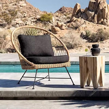 KPHYMOD 3 Pieces Outdoor Patio Furniture Sets, Manual Weaving PE Wicker Rattan Balcony Conversation Sets with Cushion and Table (Size : Style A)