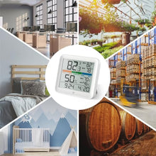 Multi Functional Color Screen Purpose Temperature and Humidity Large Screen Indoor Thermometer (OneColor 3.6in*3.4in)
