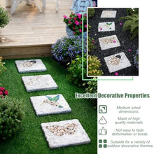 Kunovo Garden Décor Stepping Stone, Rectangular Pathway Landsaping Pavers with Polished Cobblestone, Rustic Style Decorative Stone for Lawns/Backyards (Size : 1 Pack), 58741
