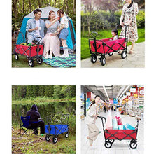 Folding Garden Trolley Cart Heavy Duty Wagon Multi-Function Shopping Cart Load：80kg