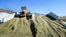 Farm Plastic Supply - String Reinforced Silage Cover Black/White - 6 Mil - Heavy Duty Polyethylene Plastic for Silage Cover, Bunker Cover for Farming, Agriculture (20' x 125')