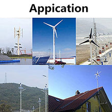 5000W Windmill Wind Turbine Generator 6 Blades 12V 24V 48V 220V with MPPT Controller Wind Turbine Motor Kit for Solar and Wind Power Parts and Accessories,12v